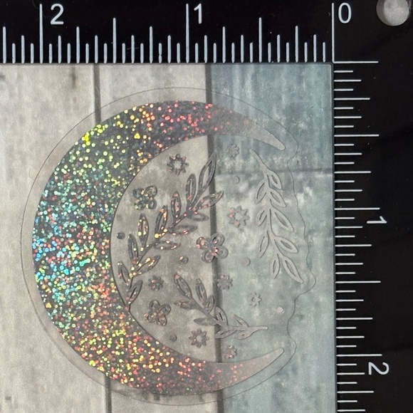 ๐10/$10๐ Silver Translucent Holographic Waterproof Vinyl Sticker Decal - Picture 1 of 1